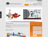 animation website template